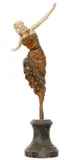 Paul Philippe, 'RUSSIAN DANCER' IVORY AND BRONZE FIGURE, CIRCA 1920'S