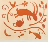 Michael Leunig, The Leap of Faith - Rose