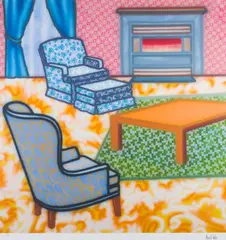 Howard Arkley, Rite Room, digital giclee print 25/499