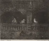 Fred Williams, The Metropolitan,, 1953, etching A/P