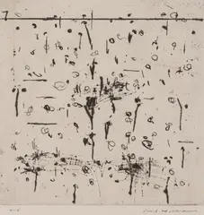 Fred Williams, Landscape in Upwey, etching 4/18