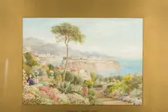 Ebenezer Wake Cook, Monaco-Monte Carlo, watercolour