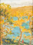 Jessie Traill, Oak Trees in Spring Near Tobermony, Mull, Scotland