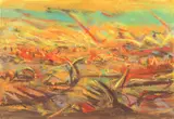 Peter Booth, Drawing (Landscape)