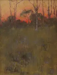 Jane R. Price, Horizon, oil on canvasboard