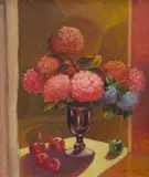 Adrian Feint, Pink Hydrangeas