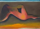 Charles Blackman, Nude c.