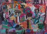 Ronald Lambert, Intrusions, c.1993, oil on canvas