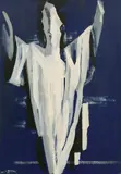 Ismael  González de la Serna, Composition, oil on paper on canvas