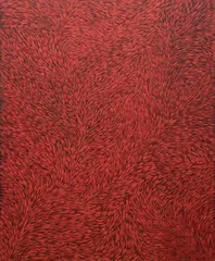 Bush Medicine, by Gloria Tamerre Petyarre, 2006, acrylic on linen, sold Feb 2018