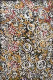 Johnny Warangkula Tjupurrula, Water Dreaming at Kalipinypa, 1999, acrylic on linen