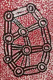 Pegleg Tjampitjinpa, Tingari, acrylic on linen