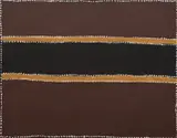 Rover Thomas, Road to Wyndam to see Paddy Jamintji, 1995, natural earth pigments on linen