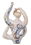 (on view only in Sydney, items to be collected from Sydney at purchasers expense) by An Australian Ceramic Sculpture 'Gently My Tears' By Cybele Rowe, sculpture, sold Dec 2017