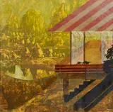 Lawrence Daws, (on view only in Sydney, items to be collected from Sydney at purchasers expense), oil on paper