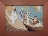 Peter Baka, (on view only in Sydney, items to be collected from Sydney at purchasers expense), oil and wood relief