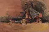 Donald Friend, Farm Machinery, Henham, Essex