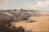 Ernest Buckmaster, Summer Pastures, 1932, oil on canvas