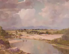 Rubery Bennett, The Upper Reaches of the Hawkesbury River, oil on canvas