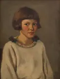Aileen Dent, Portrait of Georgiana McCrae's Granddaughter, c.1920, oil on canvas