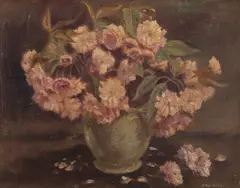 Dora McRae, Still Life, oil on canvas on board