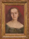 Jane R. Price, Potrait of a Lady, oil on canvas
