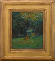 Bertha Merfield, The Beehive, oil on board