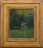 Bertha Merfield, The Beehive, oil on board
