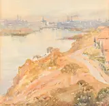 Gwen Barringer, (View of the Harbour), watercolour