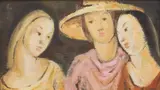 Gilda Gude, The Three Graces, oil on board