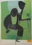 Mary McLeish, (Cellist), oil on board