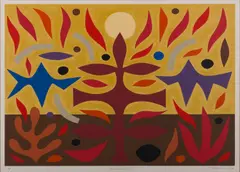 Resurrection by John Coburn, screenprint A/P, sold Dec 2017