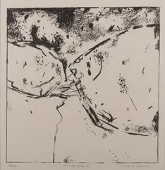 Fred Williams, Werribee Gorge II, lithograph 39/50
