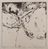 Fred Williams, Werribee Gorge II, lithograph 39/50