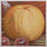 Tim Maguire, Mandarine and Cherries, screenprint 19/40