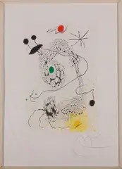 Joan Miró, Pasacaille, etching 3/75
