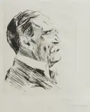 Max Liebermann, (LOCATION SYDNEY OFFICE - all enquiries phone 02 9362 9045), etching, ed. IV/2