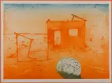 Clifton Pugh, Untitled, etching 23/40