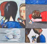Girls and Flowers Folio by Charles Blackman, suite of 6 silkscreen prints 46/80, offered Dec 2017