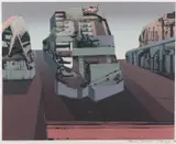 Jan Senbergs, Council Print '77, screenprint 1/40