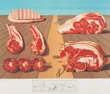 Les Entre - Plats Sodomises by Salvador Dalí, offset lithograph 133/195, sold Sep 2017