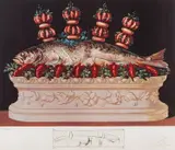 Les Panaches Pancaches by Salvador Dalí, offset lithograph 133/195, sold Sep 2017