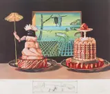 Les Te Mange Gala by Salvador Dalí, offset lithograph 133/195, sold Sep 2017