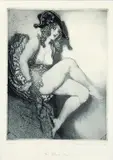 (LOCATION SYDNEY OFFICE - all enquiries phone 02 9362 9045) by Norman Lindsay, etching, sold Sep 2017