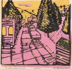 Harry Rosengrave, Belgrave Road, linocut 14/30
