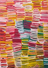 Awelye by Minnie Pwerle, 2003, acrylic on canvas, sold Sep 2017