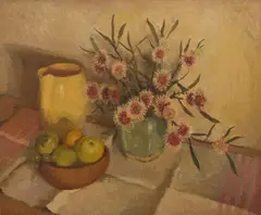 Edward Heffernan, Still Life, oil on canvasboard