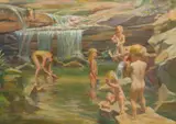 Jack Kilgour, Bush Pool, oil on canvas