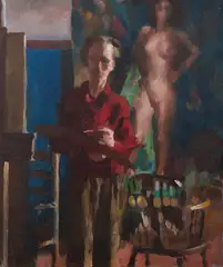 Colin Colahan, Self Portrait, c.1938, oil on panel