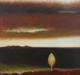 Ian Parry, Solo Tree, Strzelecki's Flinders Island, 2007, oil on linen